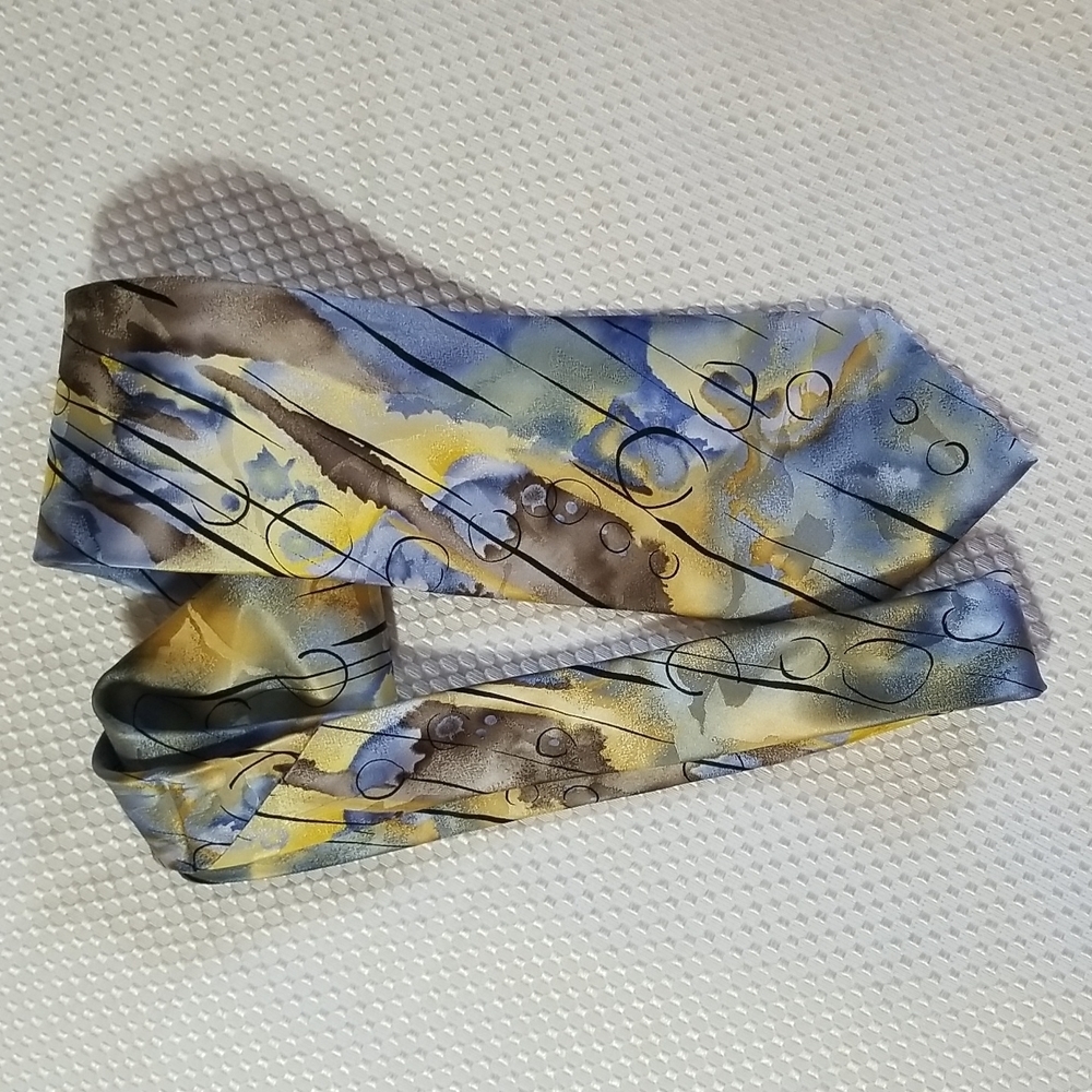 J.GARCIA WETLANDS MENS 10)% SILK TIE COLLECTION FIFTY SEVEN.